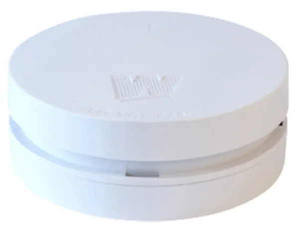 QLD compliant photoelectric smoke alarm unit installed by Amplus Electrical in Capalaba — interconnected hardwired alarm
