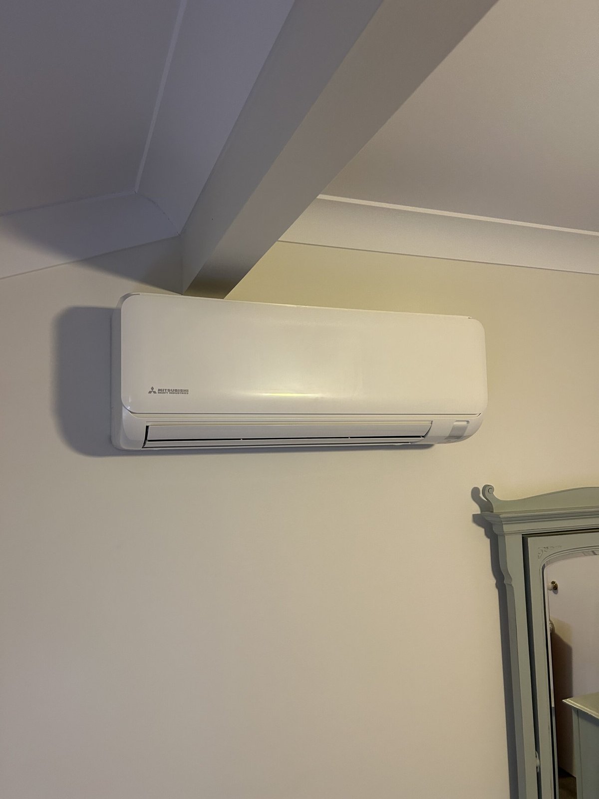 Split system indoor unit installed in Ormiston home — Amplus Electrical and Air