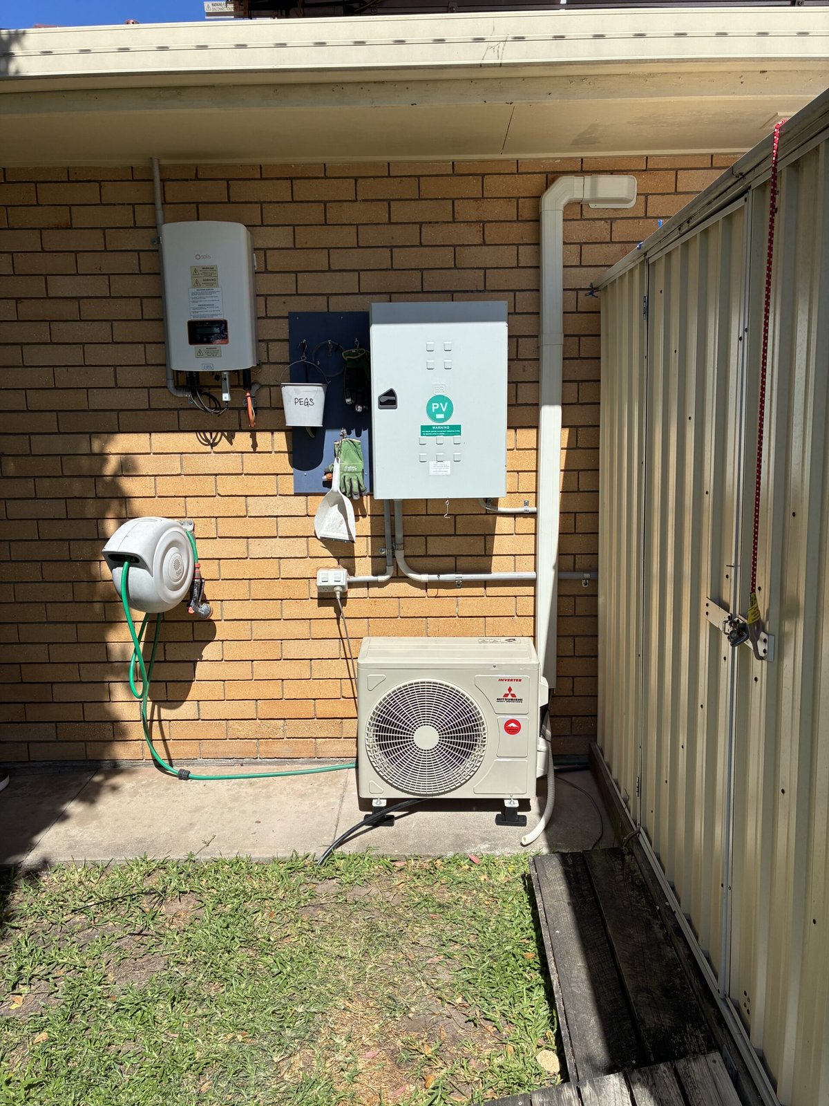 Indoor split system wall unit in residential home in Chandler home — ARCtick certified installation