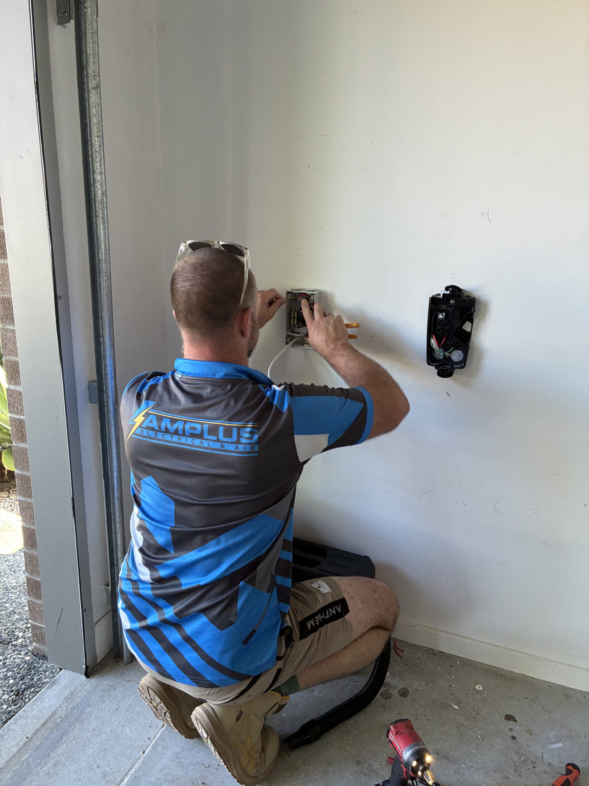 New dedicated EV charger circuit at switchboard Brisbane installation