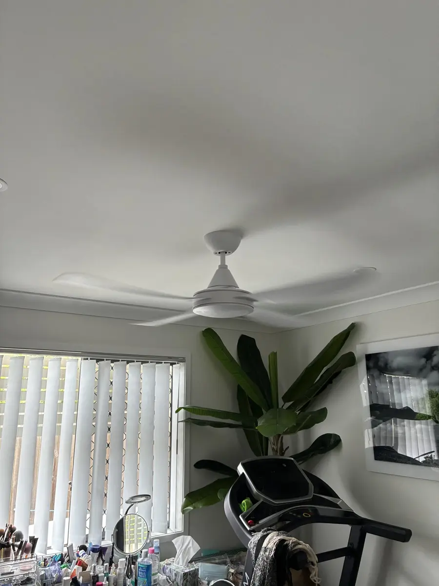 Ceiling fan installed in a Capalaba home in the Redlands