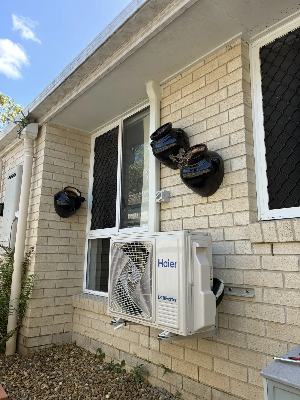 Daikin split system installed in Gumdale home — supplied and installed by Amplus Electrical and Air