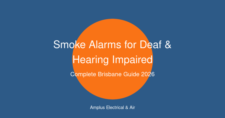 Smoke Alarm for Deaf & Hearing Impaired Brisbane | 2026 Guide
