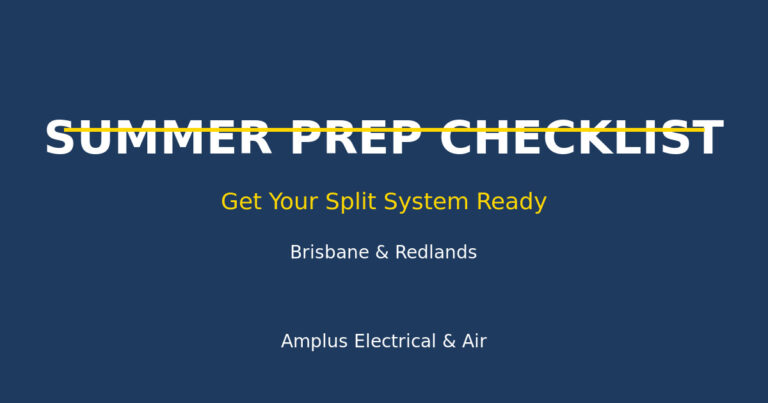 How to Prepare Your Split System for Brisbane Summer (2026 Checklist)